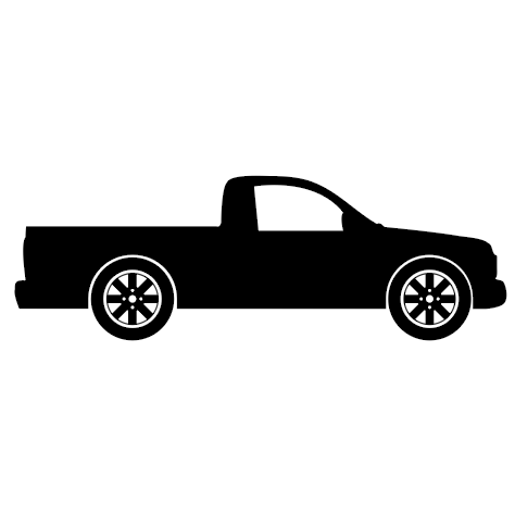 A suitable pickup truck is required